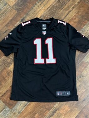 Nike Atlanta Falcons Julio Jones #11 On Field Jersey Black Size Large NFL